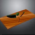 Fresh Vegetables on Wooden Cutting Board with Cucumber Green Bell Pepper and Carrot