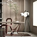 Modern study 3d model