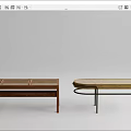 Modern Footstools In Various Styles With Wooden Rattan And Metal Legs
