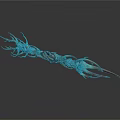Mythical Weapon Featuring Teal Red Accents Intricate Decorative Details And Elaborate Craftsmanship