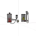 Old distribution box 3d model