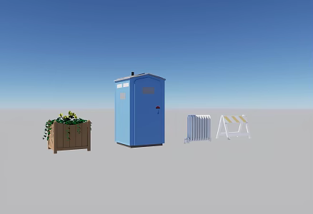 Modern municipal facilities 3d model