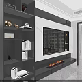 Modern Luxury Open Plan Living And Dining Room Interior Design With Custom Illuminated Display Cabinets