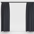 Elegant Black Curtains For Home Window Decoration With Modern Drapes Design