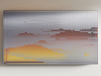 perforated plate 3d model