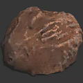 Natural Decorative Stone with Rough Surface and Copper Brown Color for Home Decor