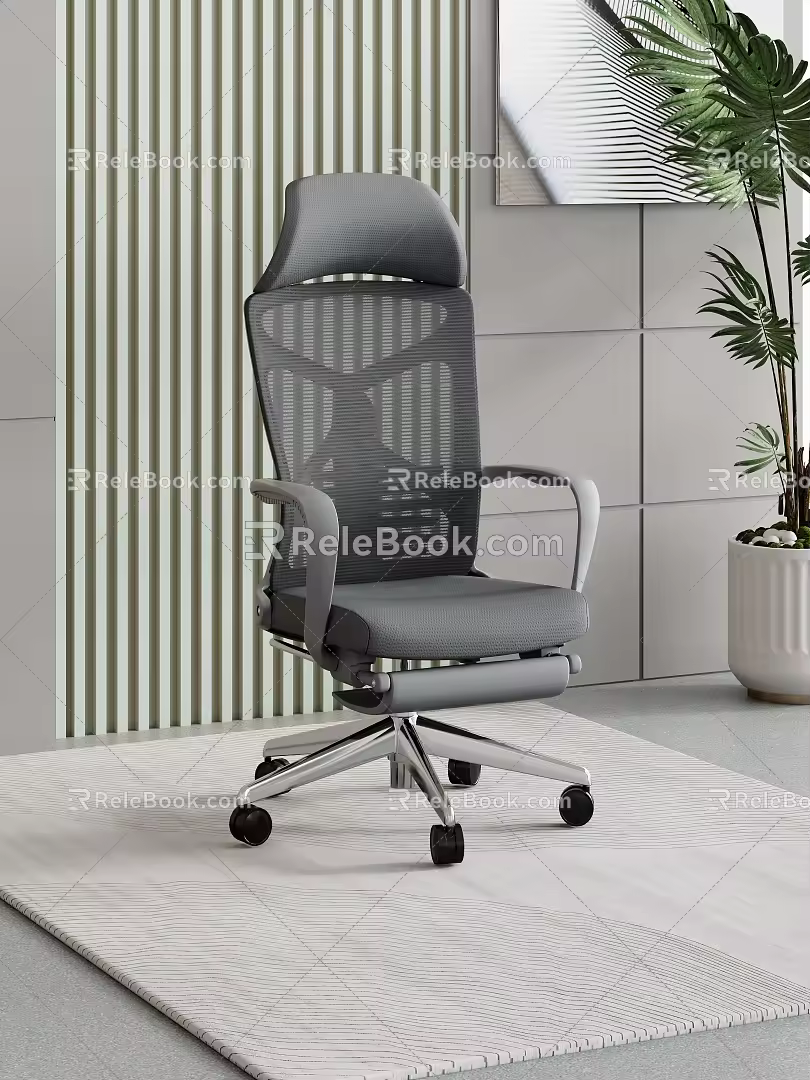 Modern Office Chair Boss Chair Manager Chair Swivel Chair 3d model