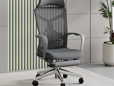 Modern Office Chair Boss Chair Manager Chair Swivel Chair 3d model