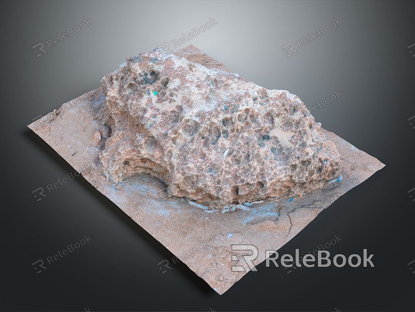 Stone Rock Stone Stone Appreciation Stone Strange Stone Ore Realistic model