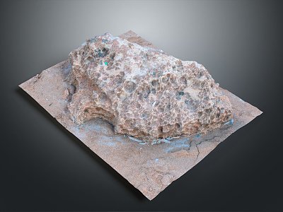 Stone Rock Stone Appreciation Stone Strange Stone Ore Realistic model