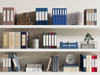 New Chinese Books 3d model