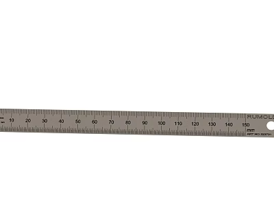 Francis 20CM Metal Ruler With Clear Metric Scale For Precise Measurement 3d model