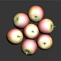 Shiny Red And Yellow Apples In A Pile On Black Surface