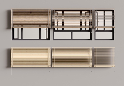 Window shutter 3d model