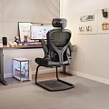 Ergonomic Office Chair With Lumbar Support Modern Design For Home Workspace