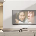 Modern Living Room Interior With Beige L shaped Sofa Gray Rug And Black Coffee Table
