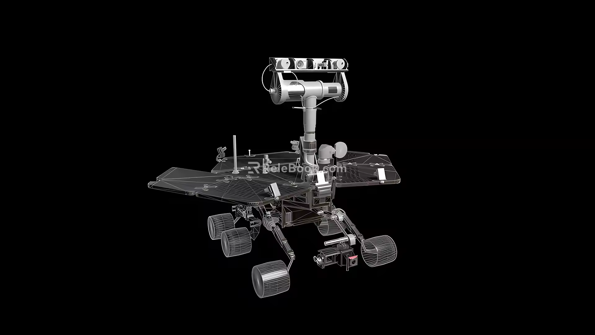 Mars rover 3d model