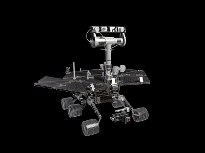 Mars rover 3d model