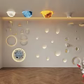 Embedded gypsum lamp 3d model