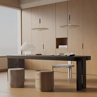 Modern dining table 3d model