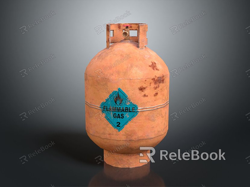 Gas Tank Gas Tank Natural Gas Tank Gas Bottle Jar Bottle Jar Container model