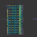 Modern Data Center Room With Rows Of Black Servers White Floors And Ceiling Lights