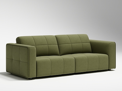 Two-seat cloth sofa model