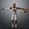 Man in CAVS 23 Basketball Jersey With Tattoos Holding Basketball Arms Outstretched