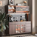 Middle Style Sideboard 3d model