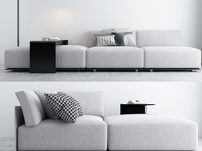 Modern Combination Sofa Multiplayer Sofa model