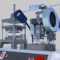 Industrial Machinery With Control Panel Movable Wheels And 870mm 550mm 500mm Dimensions