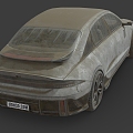 Scrapped car abandoned car broken car broken car broken car old car broken car low face number low model simple model game sub-era film and television level super realistic 3d model