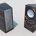 Audio Hard Surface Professional Audio 3d model