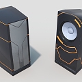 Audio Hard Surface Professional Audio 3d model