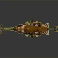 Futuristic Mechanical Device With Colorful Propellers Intricate Components And Metallic Texture