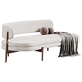 Minotti double sofa 3d model