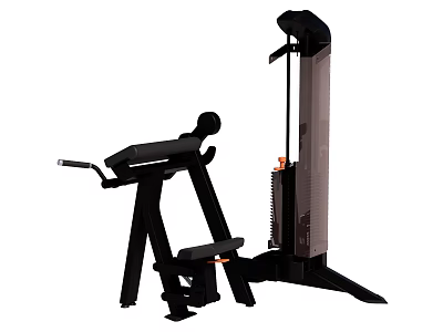Professional Fitness Strength Training Equipment With Seated Design And Adjustable Features 3d model