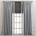 Curtain Screen Shade 3d model