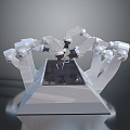 Robot Arm Mechanical Arm Robot Arm Robot Head Robot Parts Robot Hand Manipulator 3d model