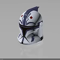 Stylish White Helmet with Blue Accents and Red Design Details for Modern Look
