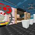 Swimming Pool Space With Ocean Themed Decor Glass Walls And Rest Sofa Coffee Table