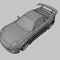 Modified Mazda car 3d model
