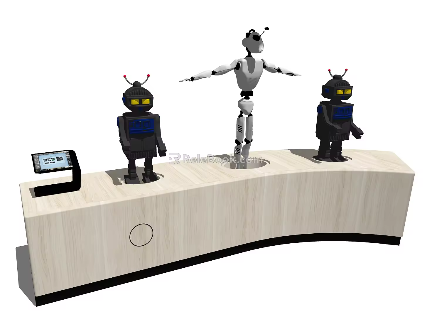 Modern Robots 3d model