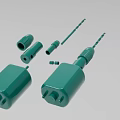 Green Industrial Equipment Base Units Drill Bits And Connector Parts