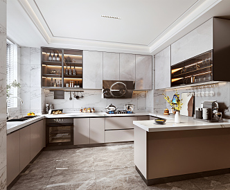 Modern Kitchen 3d model