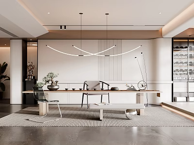 Modern Tea Room 3d model