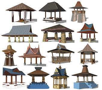 Southeast Asia Pavilion 3d model