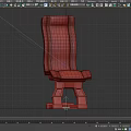 Modern Gray Single Chair With Ergonomic Backrest And Metal Base Design