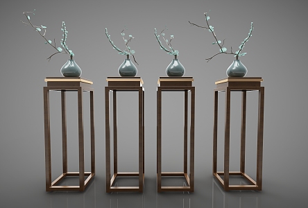 New Chinese-style Flower Furniture 3d model