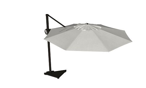 Modern Parasol Outdoor Features Seat Leisure Chair Casual Sun Umbrella 3d model